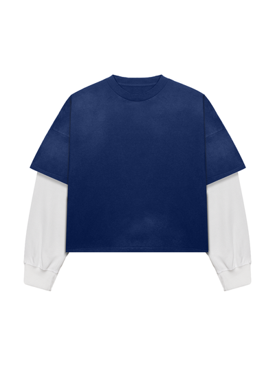 CROP THERMAL TEE